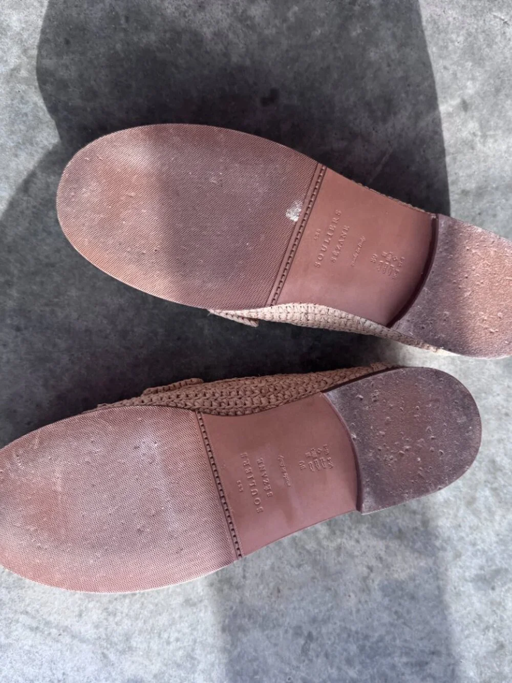 Sézane André Raffia Loafers
